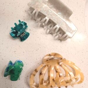 Anthropologie Hair Claw Clips